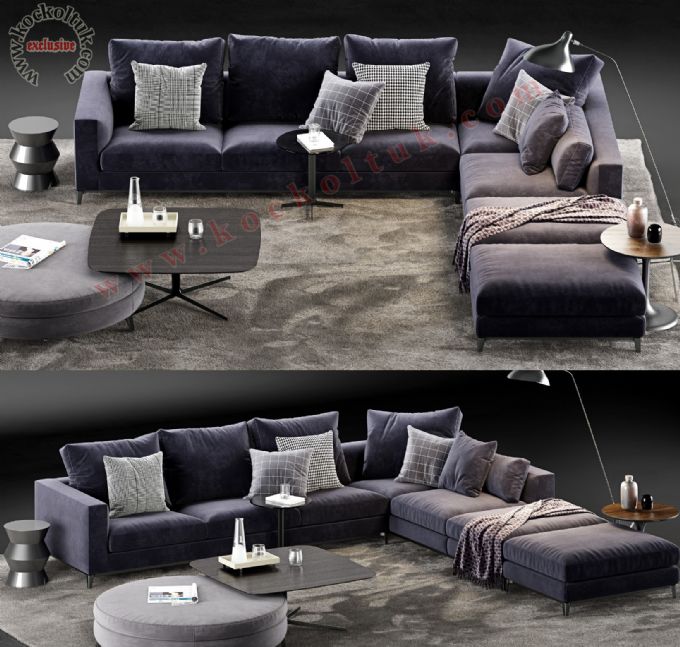 Modern L Köşe Koltuk Takımı Özel Ölçü ve Renk Seçenekli